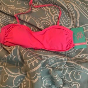 NWT WB Size M Pink Bikini Top